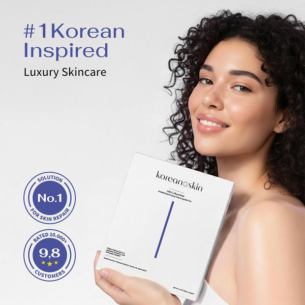 GHK - Cu Copper Peptide Hydrogel Face Mask Anti - Aging Collagen Booster for Skin Repair, Firming, Fades Acne Scars & Redness. K - Beauty Sheet Mask Treatment - SONEDASONEDA