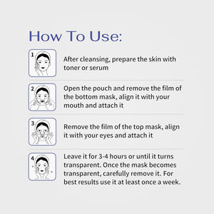 GHK - Cu Copper Peptide Hydrogel Face Mask Anti - Aging Collagen Booster for Skin Repair, Firming, Fades Acne Scars & Redness. K - Beauty Sheet Mask Treatment - SONEDASONEDA