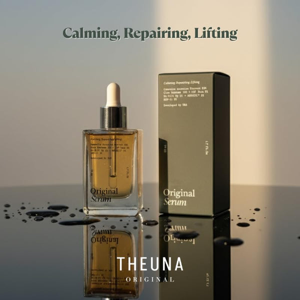 THEUNA Original Repair Serum – Hydrating & Firming Korean Skincare with Centella Asiatica Extract | Anti - Aging K - Beauty Serum 50 ml / 1.69 fl oz - SONEDASONEDA